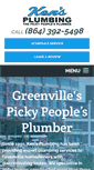 Mobile Screenshot of kensplumbing.net